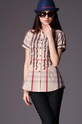 Cheap Burberry Women Shirts wholesale No. 542